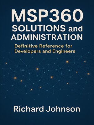 cover image of MSP360 Solutions and Administration